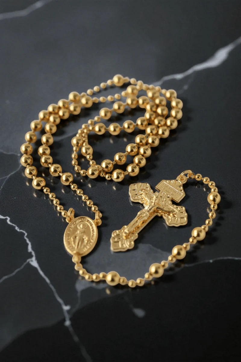 Combat Rosary - Soldiers Edition gold - Image 3