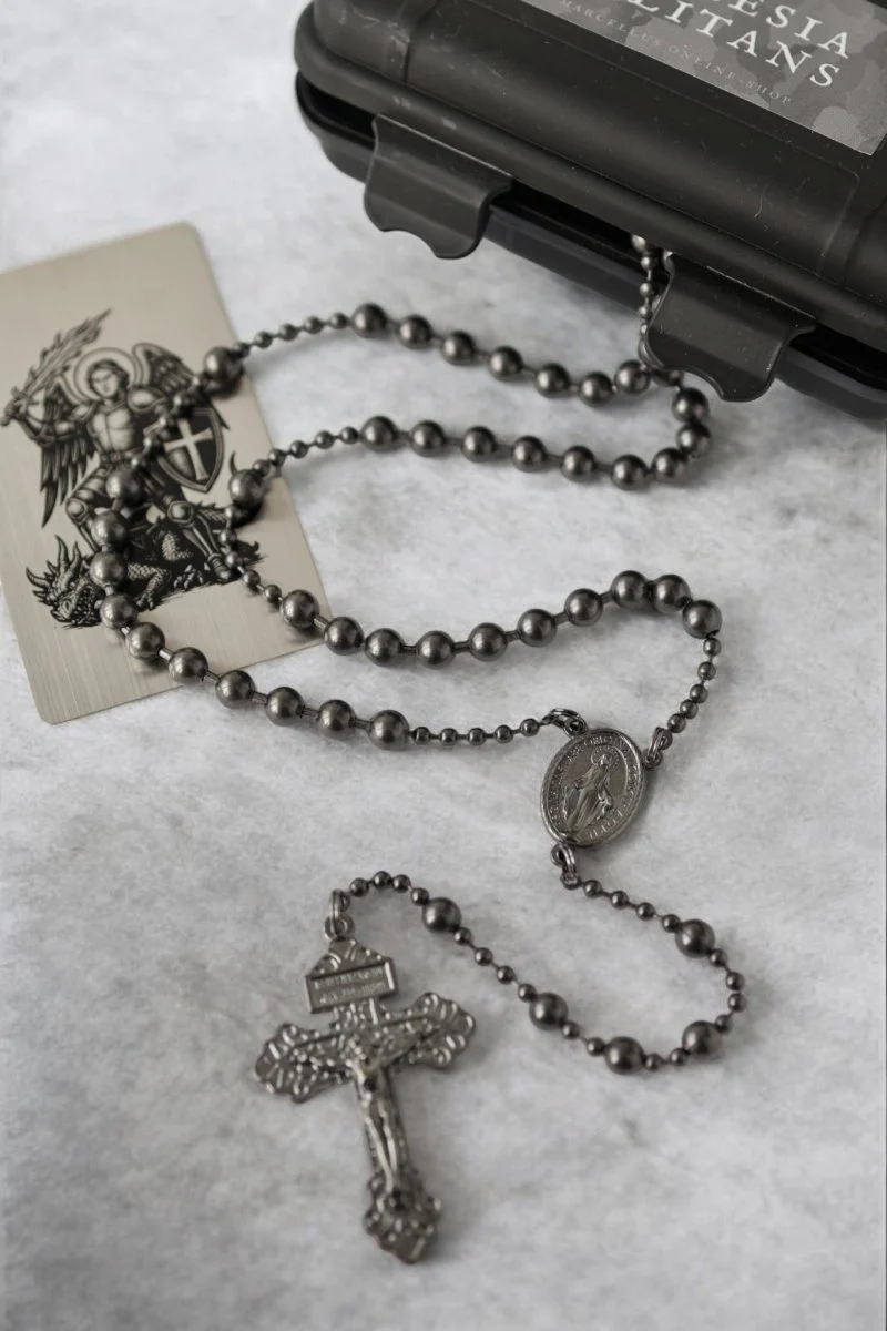 Combat Rosary - Soldiers Edition gun metal - Image 3