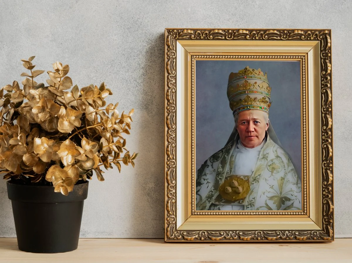 Hl. Papst Pius X. Portrait Wandbild - Image 2