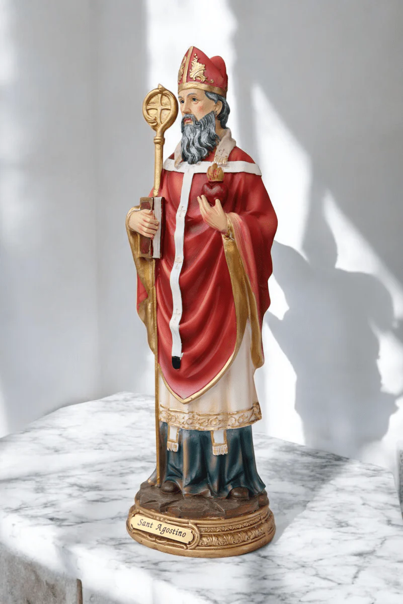 Hl. Augustinus Statue - Image 3