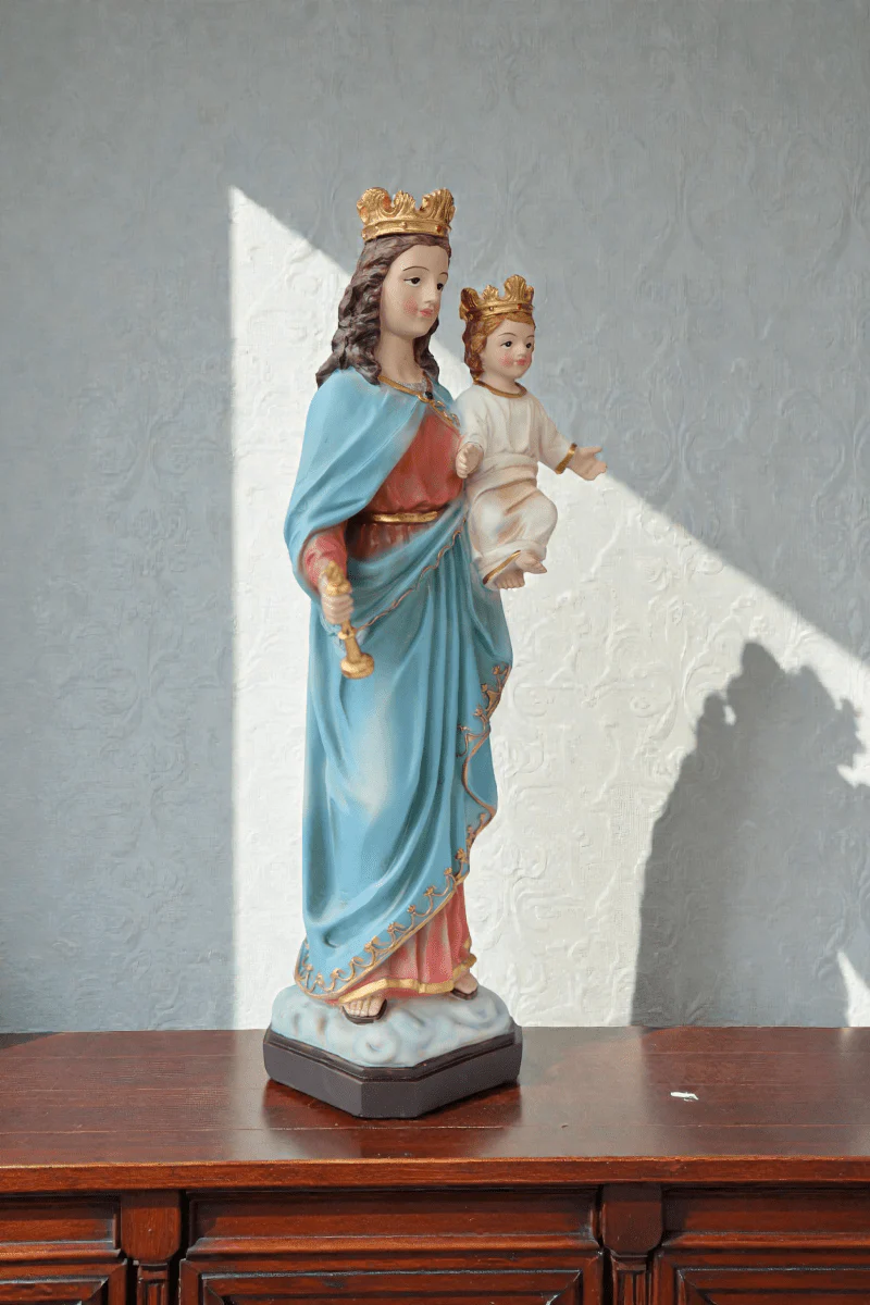 Muttergottes Königin Statue - Image 3