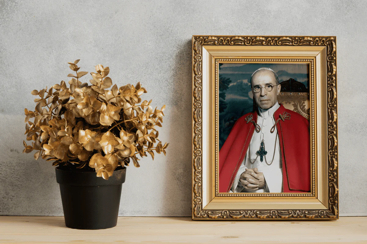 Papst Pius XII. Portrait - Wandbild - Image 2