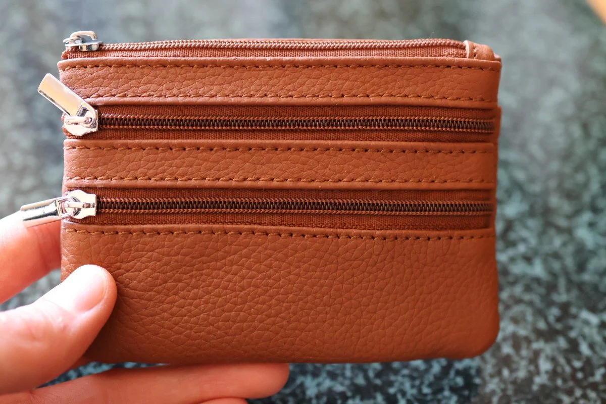 Rosenkranz Tasche Leder Hellbraun – Echtleder - Image 3