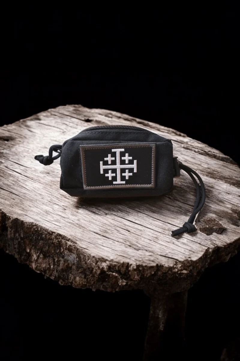 Paracord Rosenkranz Tasche Schwarz – MOLLE & Klett - Image 5